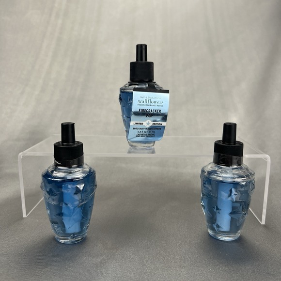 Bath & Body Works Firecracker‎ Pop Wallflowers Fragrance Refill Bulbs 3x Bundle - Picture 2 of 8